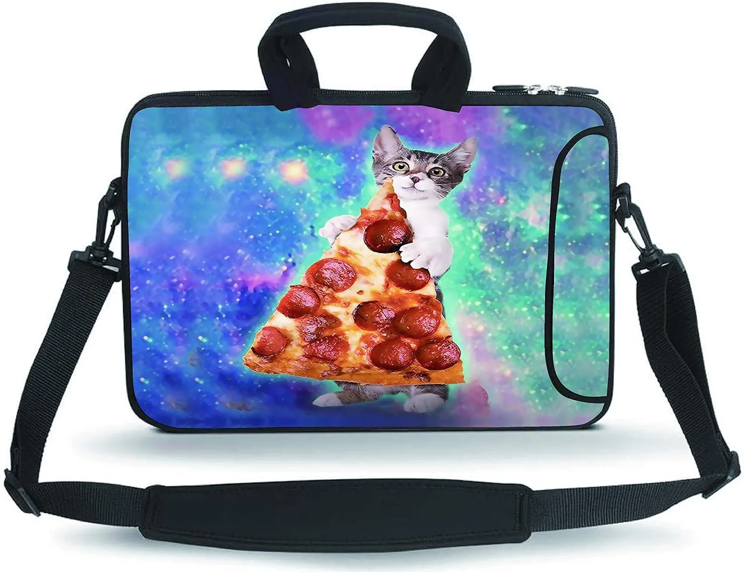 11 12 13 14 15 16 inch Laptop Shoulder Bag Messenger Bag Case Notebook Handle Sleeve with Accessories Pocket