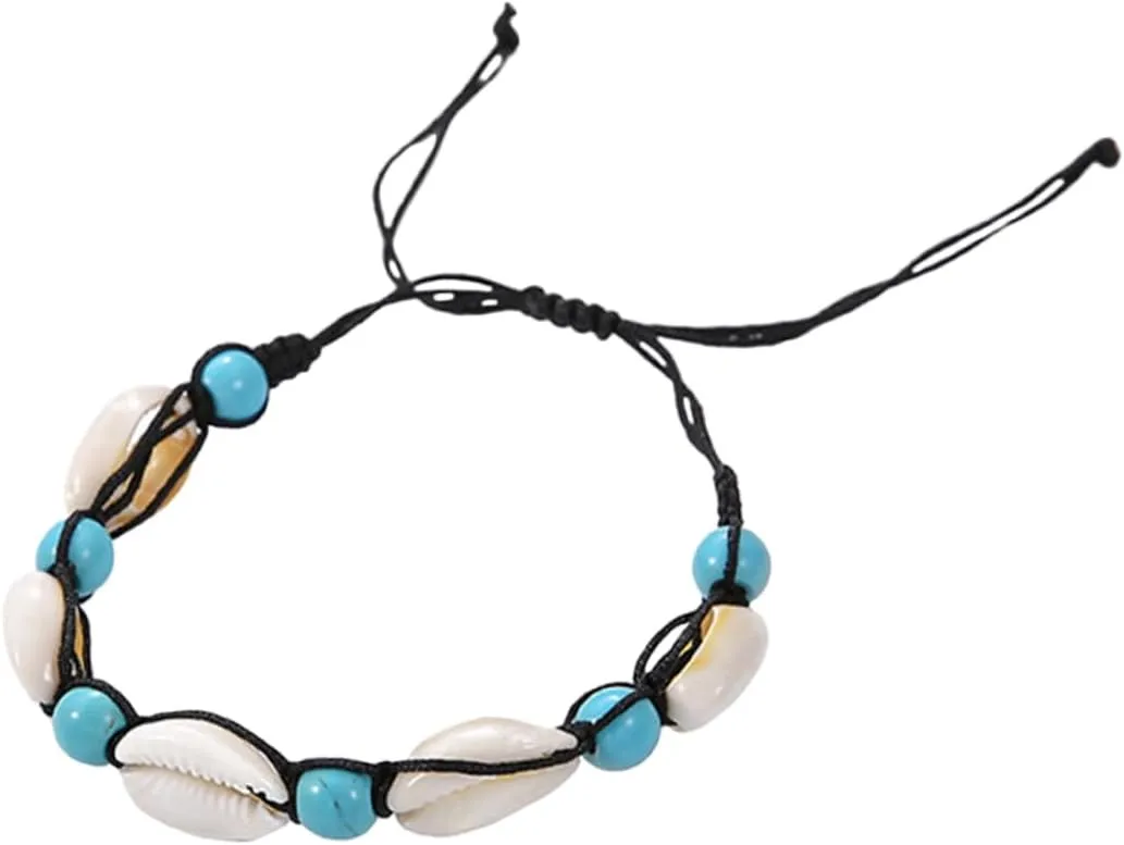 1pc Bohemian Style Women Anklet Conch Design Foot Chain Pendant Anklet for Beach Wear Unique