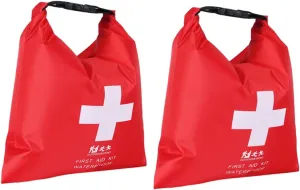 2Pcs First Aid Bag Floating Storage Sack for Kayaking Rafting and Outdoor Activities for Keeping Essentials Around Water