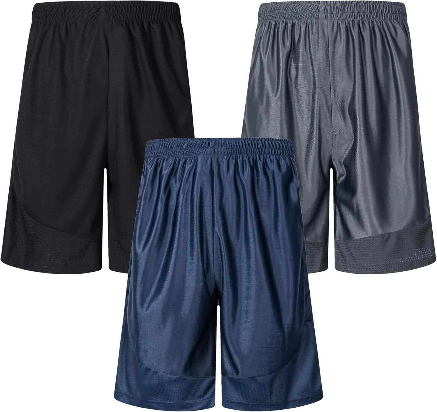 Abovewater Mens Basketball Shorts with Deep Pockets Running Shorts & Gym Training Shorts with Drawstring