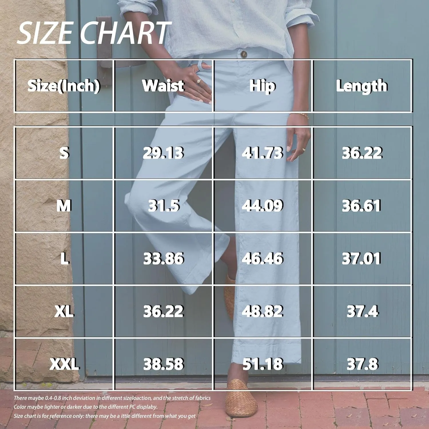 ADHOWBEW Capri Pants for Women Dressy Casual Wide Leg Trendy Summer High Waist Flowy Drawstring Lounge Slacks with Pockets