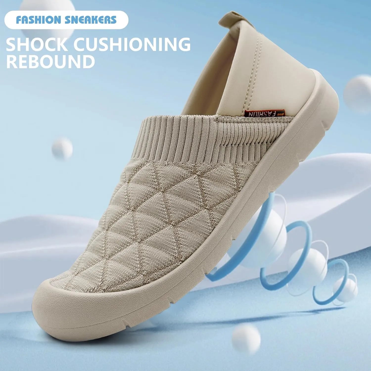 AIDNFDFA Womens Shoes Casual Slip Ons Fashion Sneakers Comfortable Flats Breathable Tennis Walking Footwear