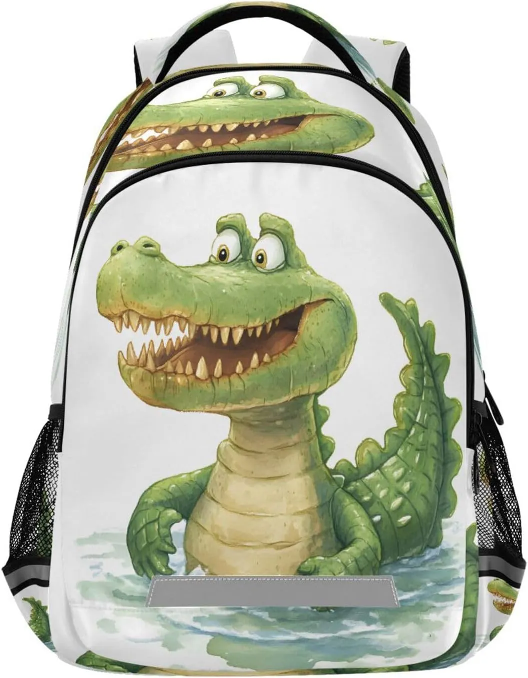 ALAZA Crocodile Backpacks Travel Laptop Daypack School Book Bag for Men Women Teens Kids