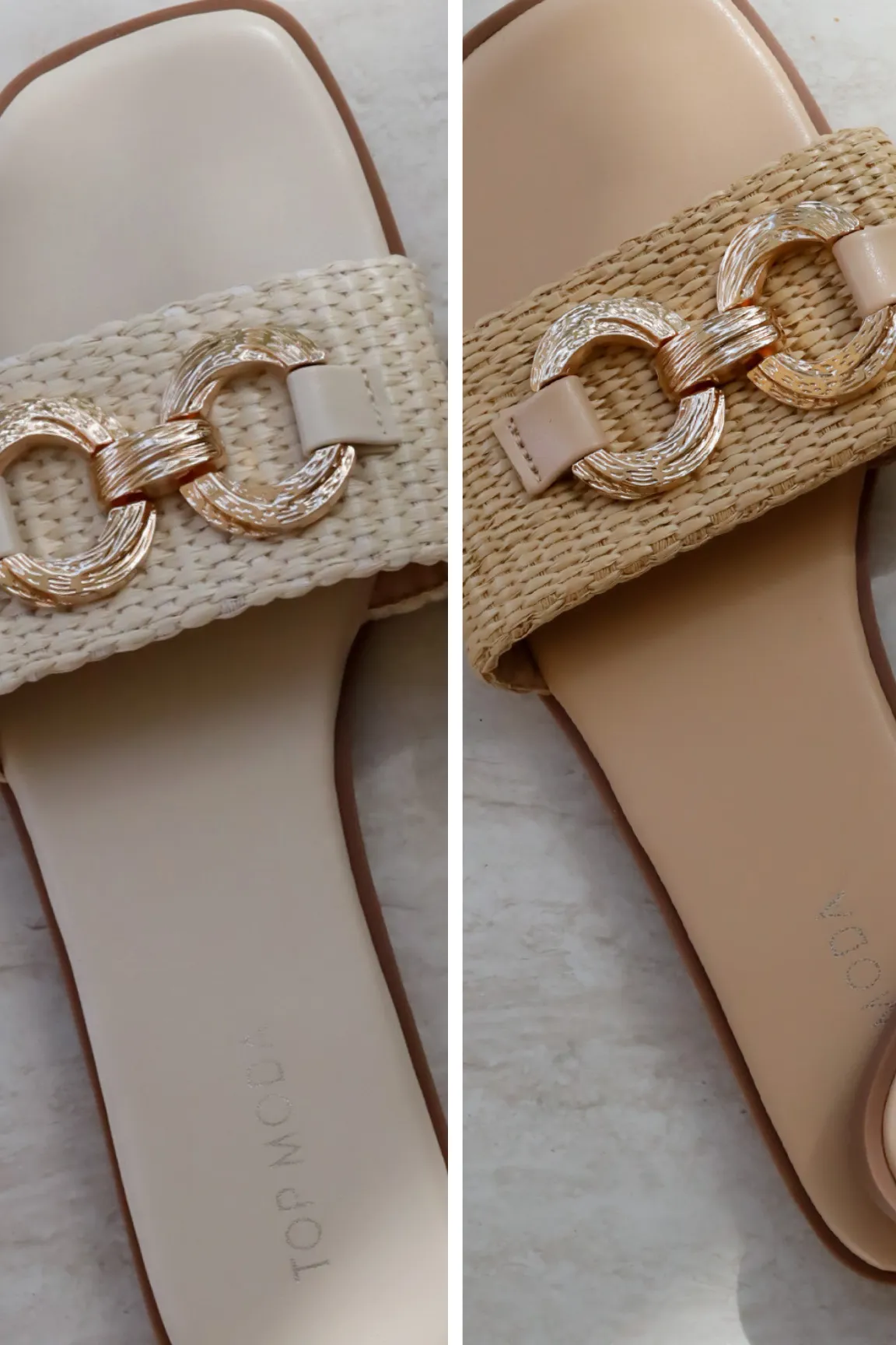 Alison Raffia Buckle Sandals