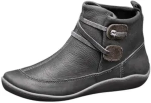 AMDBEL Winter Boots for Women 2023 Trendy, Ankle Boots for Women Arch Support Womens Low Heel Fashion Lace Up Zipper Booties Slip On Fall Winter Short Booties Chelsea Boots Women Platform