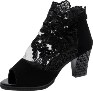 Ankle Boots Men Tan Boots Platform Boots Slip-Ins Womens Ankle Boots Black Womens Booties and Ankle Boots with Heel Women's Fashion Ankle Boots Chunky High Heel Booties