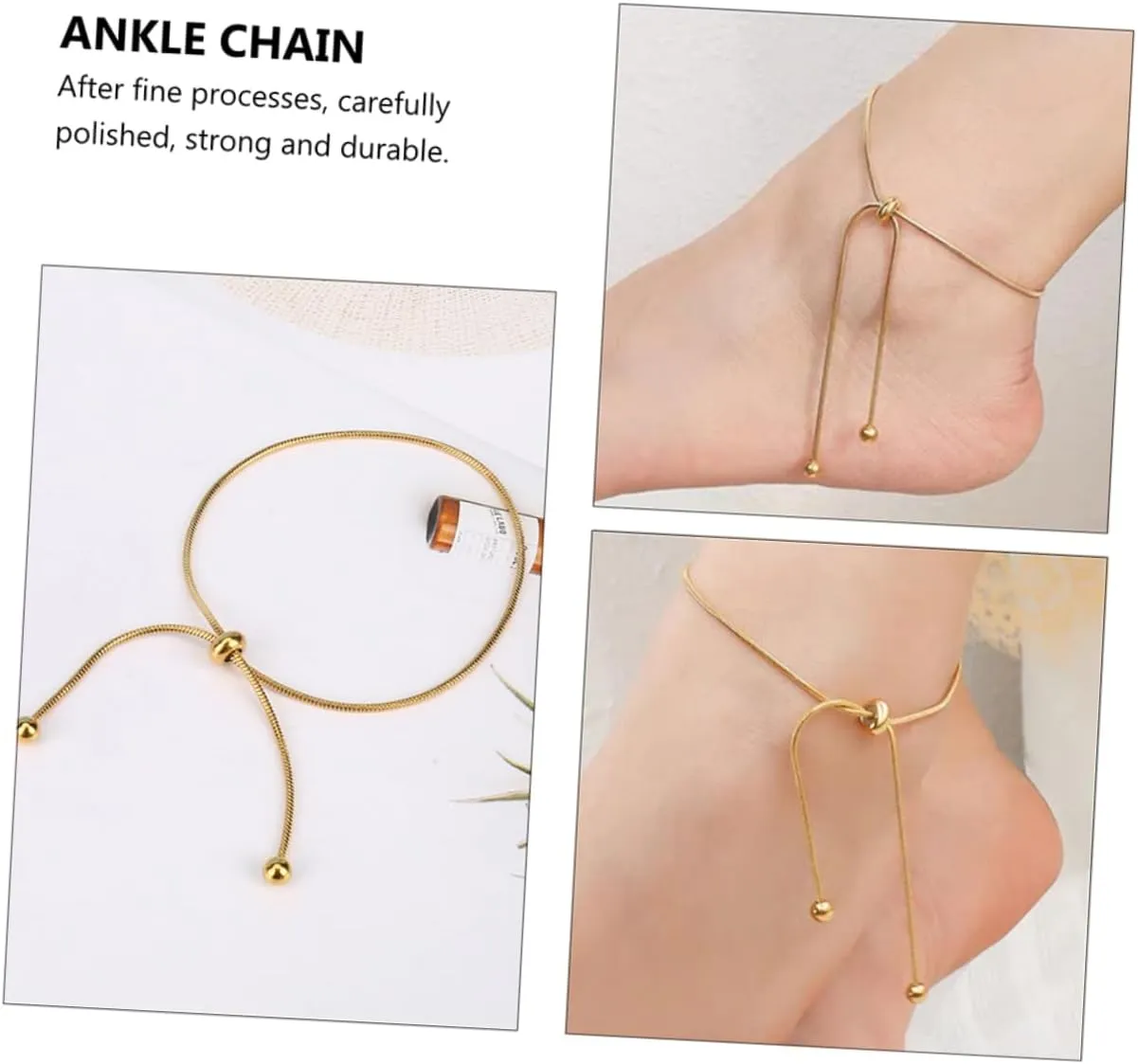 Anklet Chic Foot Chain Decorative Foot Ankle Foot Jewelry Women Jewelry Charming Ankle Decor Dainty Foot