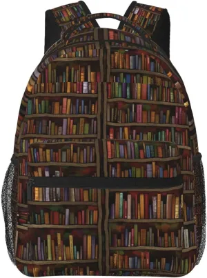 ASYG Books Backpack Library Backpack Cute Tablet Travel Picnic Bag Funny Bag Laptop Backpack Cute Backpack Bag