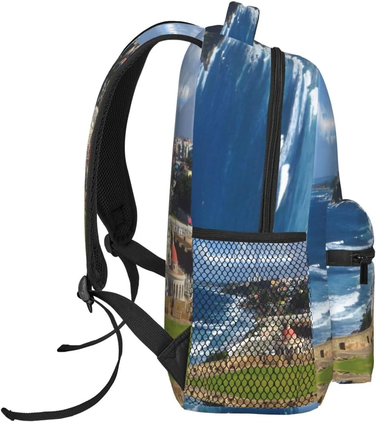 ASYG Puerto Rico Backpack Puerto Laptop Backpack Puerto Rico Flag Tablet Travel Picnic Bag Laptop Bag for Puerto