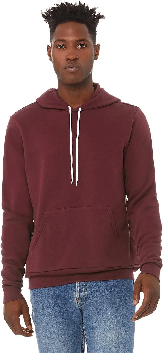 Bella Canvas 3719 Unisex Poly-Cotton Fleece Pullover Hoodie