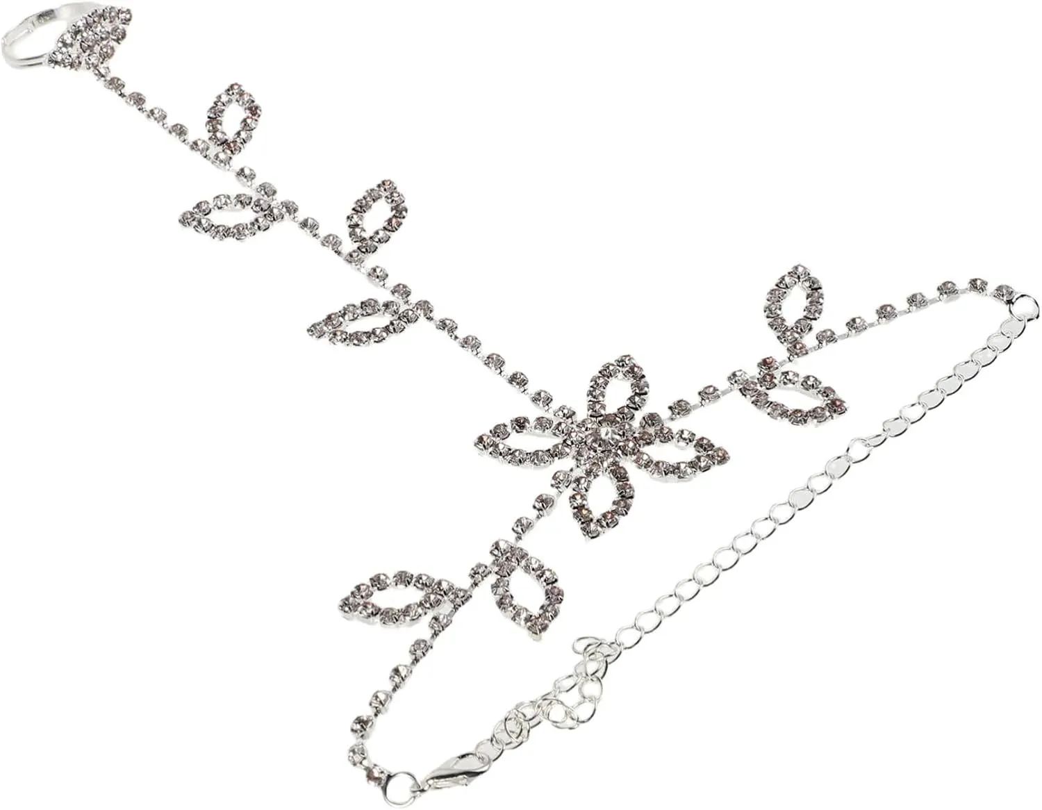 BESPORTBLE Bride Foot Chain Rhinestone Foot Jewelry for Women Beach Ankle Jewelry Fashionable Foot Chain Anklet