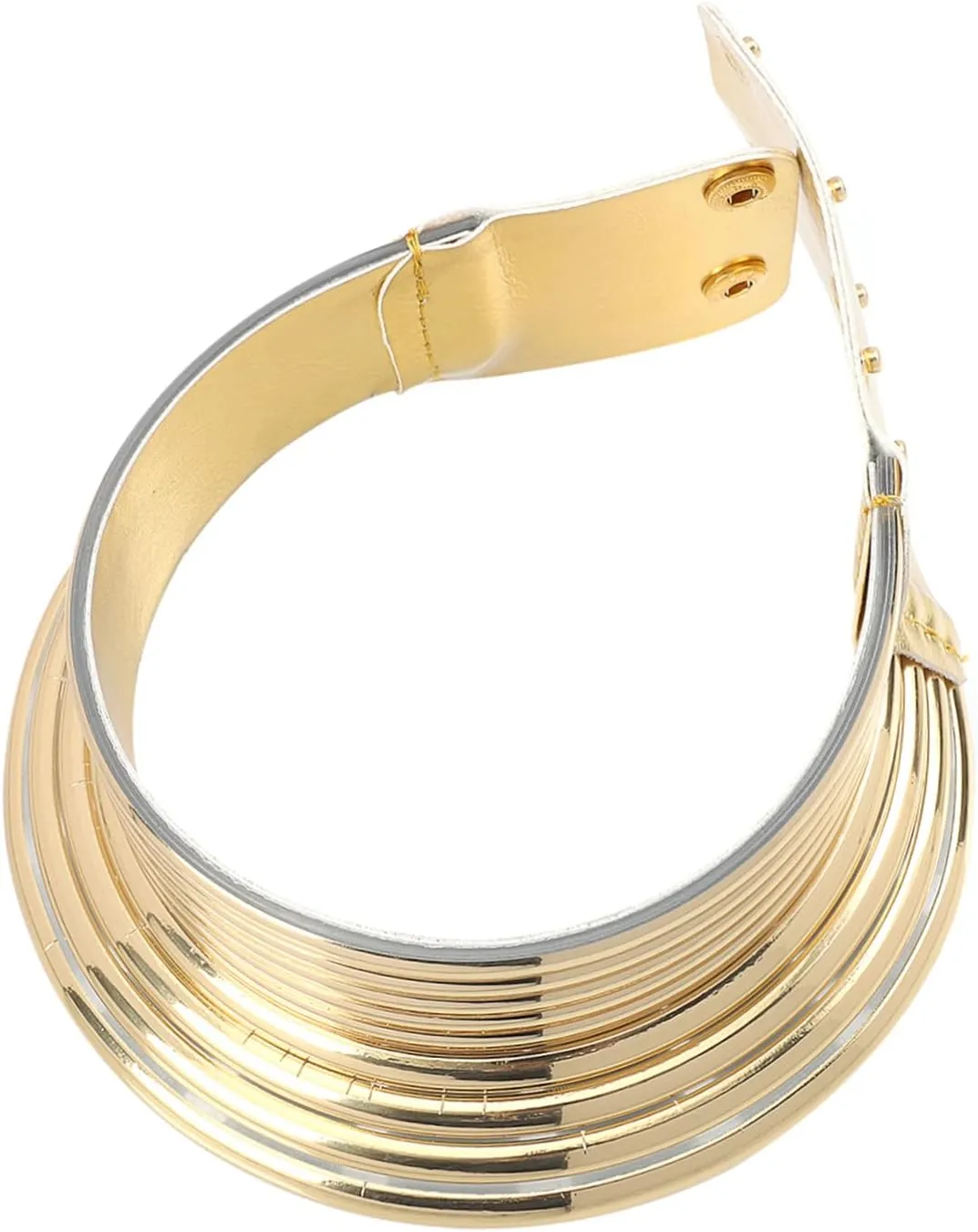 BESPORTBLE Elegant African Choker Necklace Gold Choker Necklace for Women African Jewelry Accessory