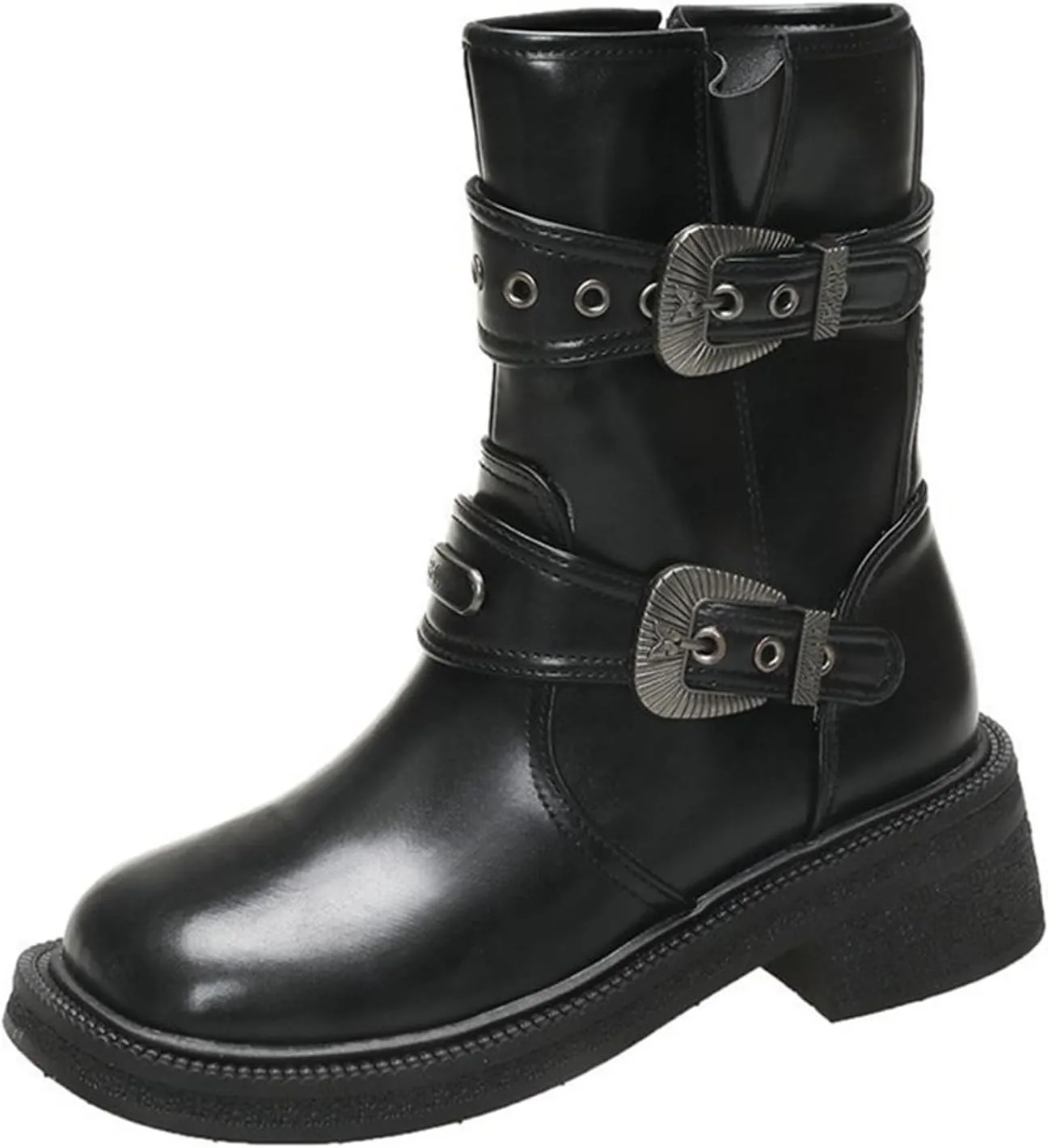 Boots Women Sexy Ankle Boots for Women Goth Boots Dark Brown Womens Boots Ankle Boots for Women No Heel 2024 Women's Black Ankle Boots Low Heel