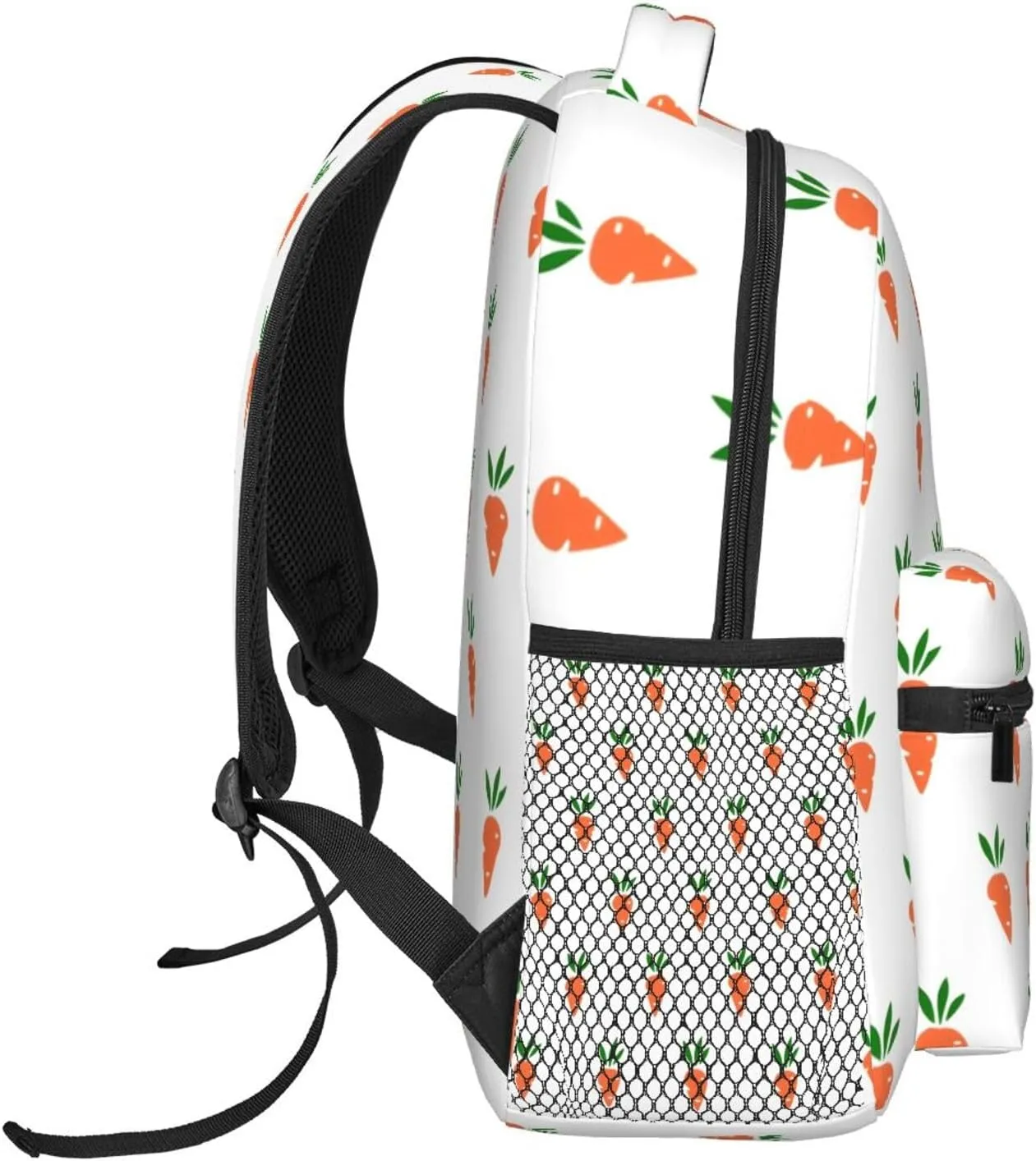 Carrot Travel Laptop Backpack for Women Lightweight Backpack Adjustable College Backpack Fits 15.6 Inch Laptop Bag Waterproof Travel Backpack for Men, Work, Gym