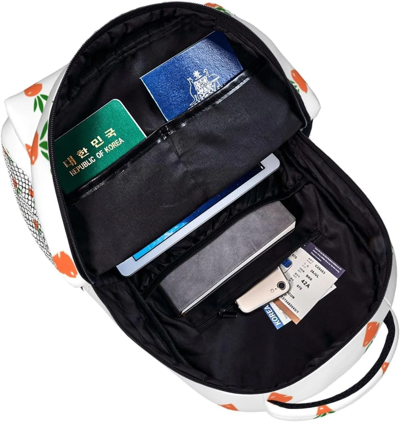 Carrot Travel Laptop Backpack for Women Lightweight Backpack Adjustable College Backpack Fits 15.6 Inch Laptop Bag Waterproof Travel Backpack for Men, Work, Gym