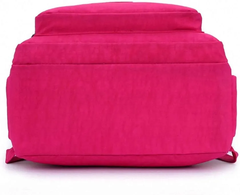 Casual Women Original Bolsa School Backpack Teenage Girl Laptop Mochila Hot Pink 20 inches