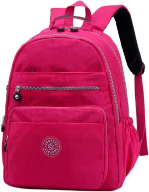 Casual Women Original Bolsa School Backpack Teenage Girl Laptop Mochila Hot Pink 20 inches