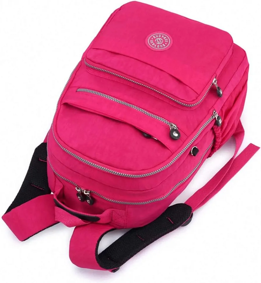 Casual Women Original Bolsa School Backpack Teenage Girl Laptop Mochila Hot Pink 20 inches