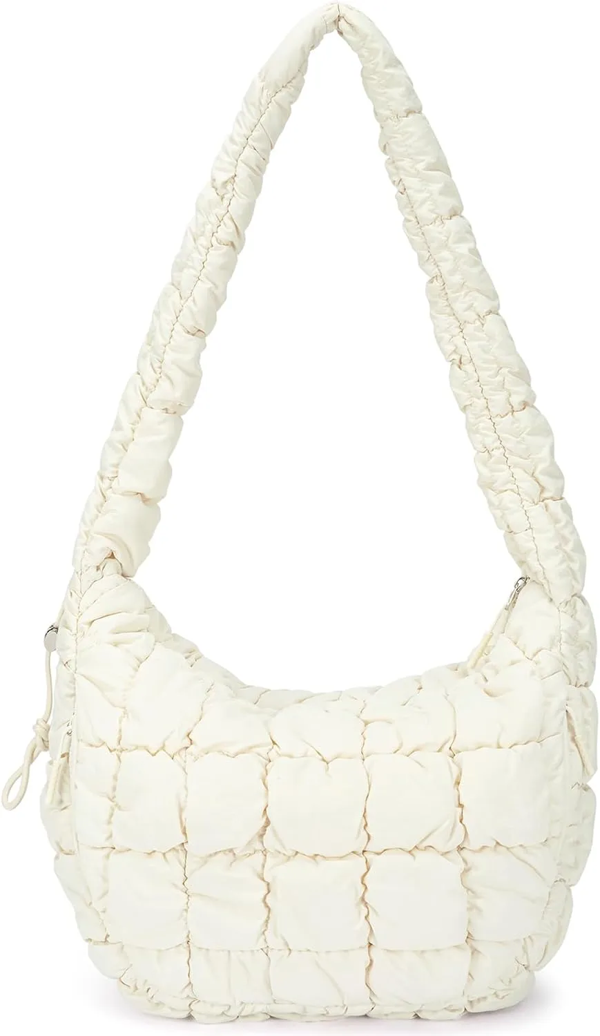 CLUCI Puffer Tote Bag for Women, Large Lightweight Quilted Carryall, Paddin Puffy Crossbody Purse Soft Hobo Shoulder Handbags
