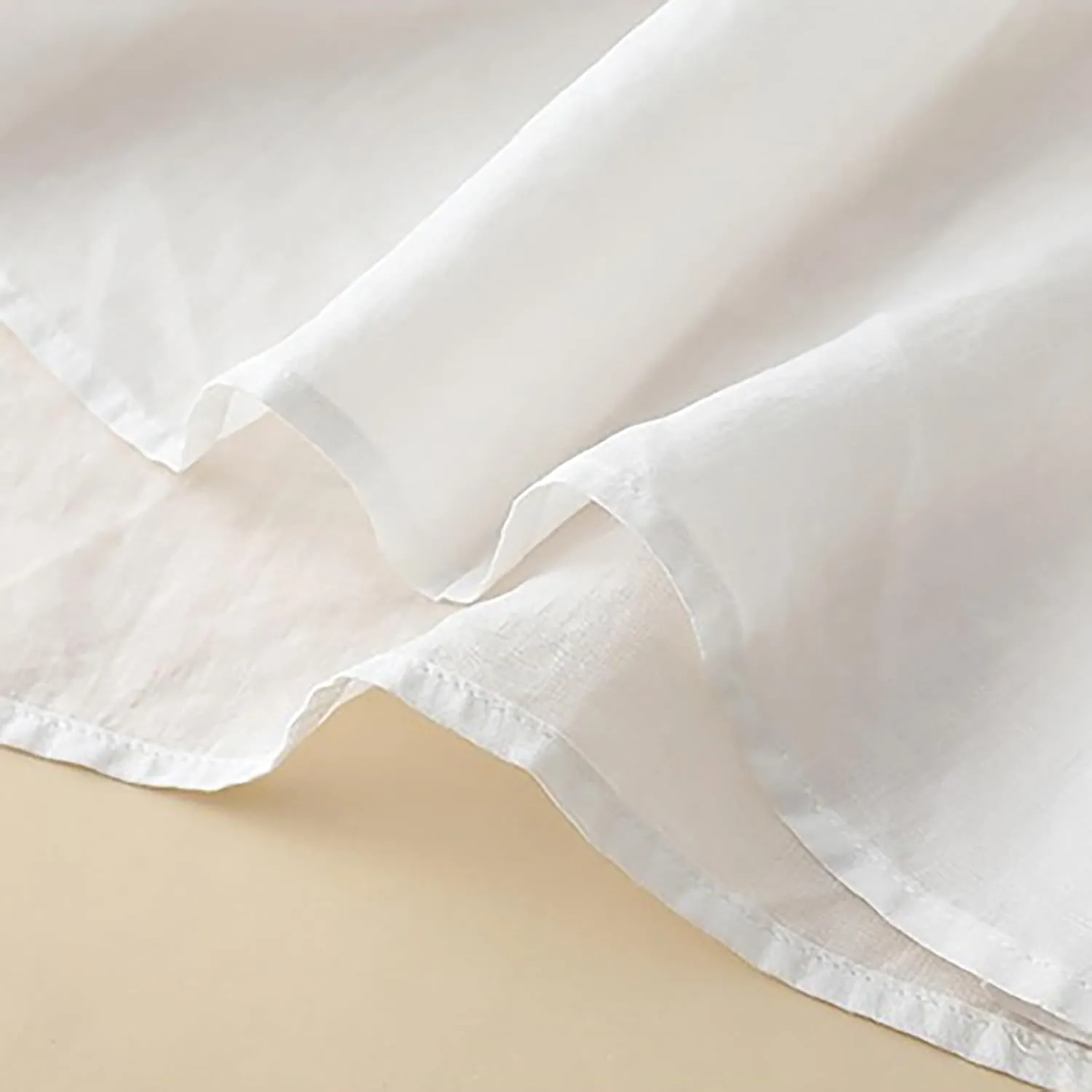 Cotton Linen Shirts for Women 2025 Trendy Summer Floral Embroidered 3/4 Sleeve Flowy Blouse Dressy Casual Boho Tops