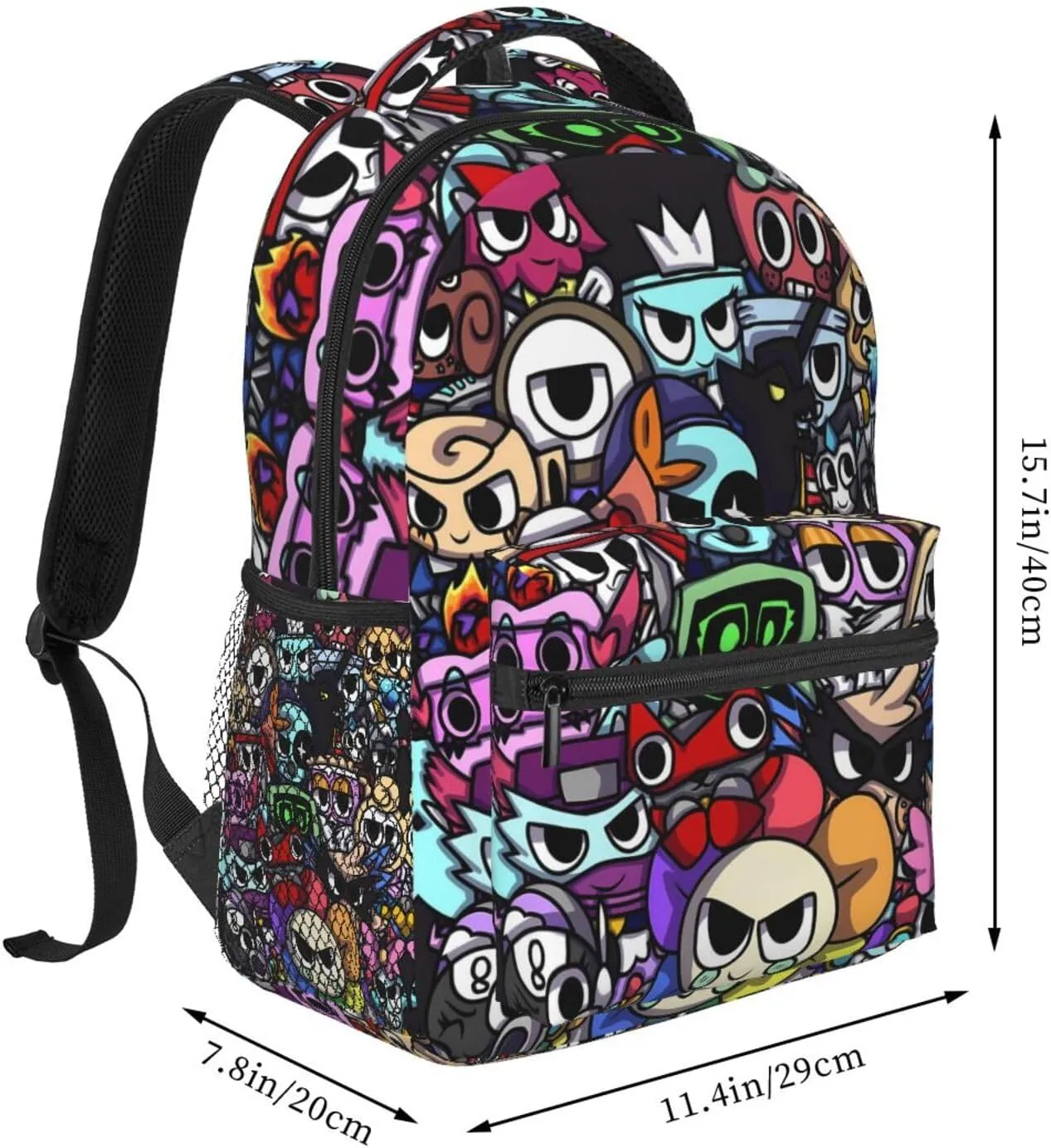 Dandys World Backpack Cartoon Large Capacity Laptop Backpack Travel Backpacks For Unisex