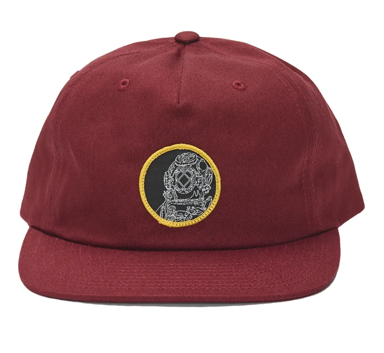 Diver 5 Panel Hat - Maroon