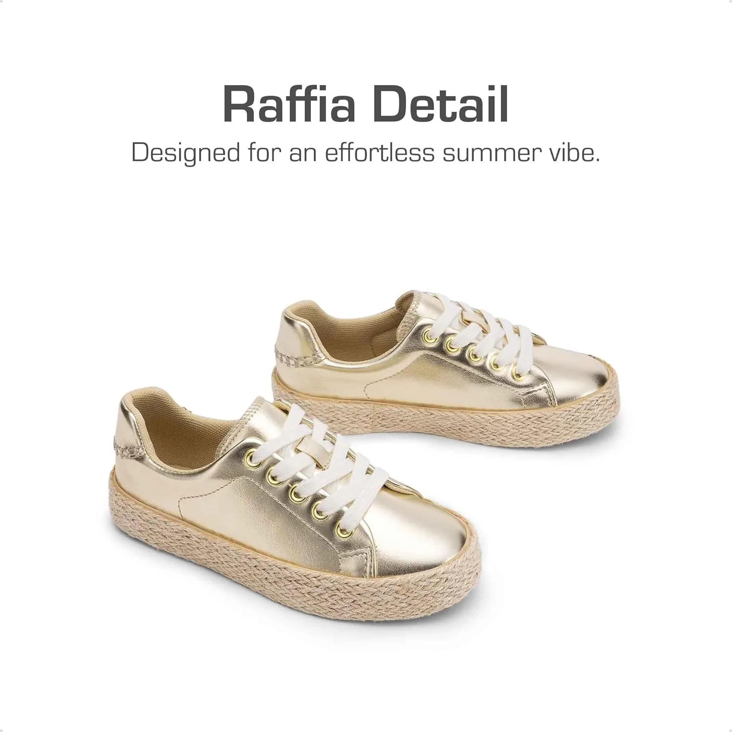DREAM PAIRS Kid Boys Girls Sneakers Canvas Espadrille Lace Up Walking Casual Shoes