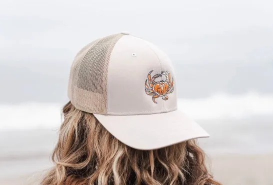 Dungeness Crab Curved Bill Trucker
