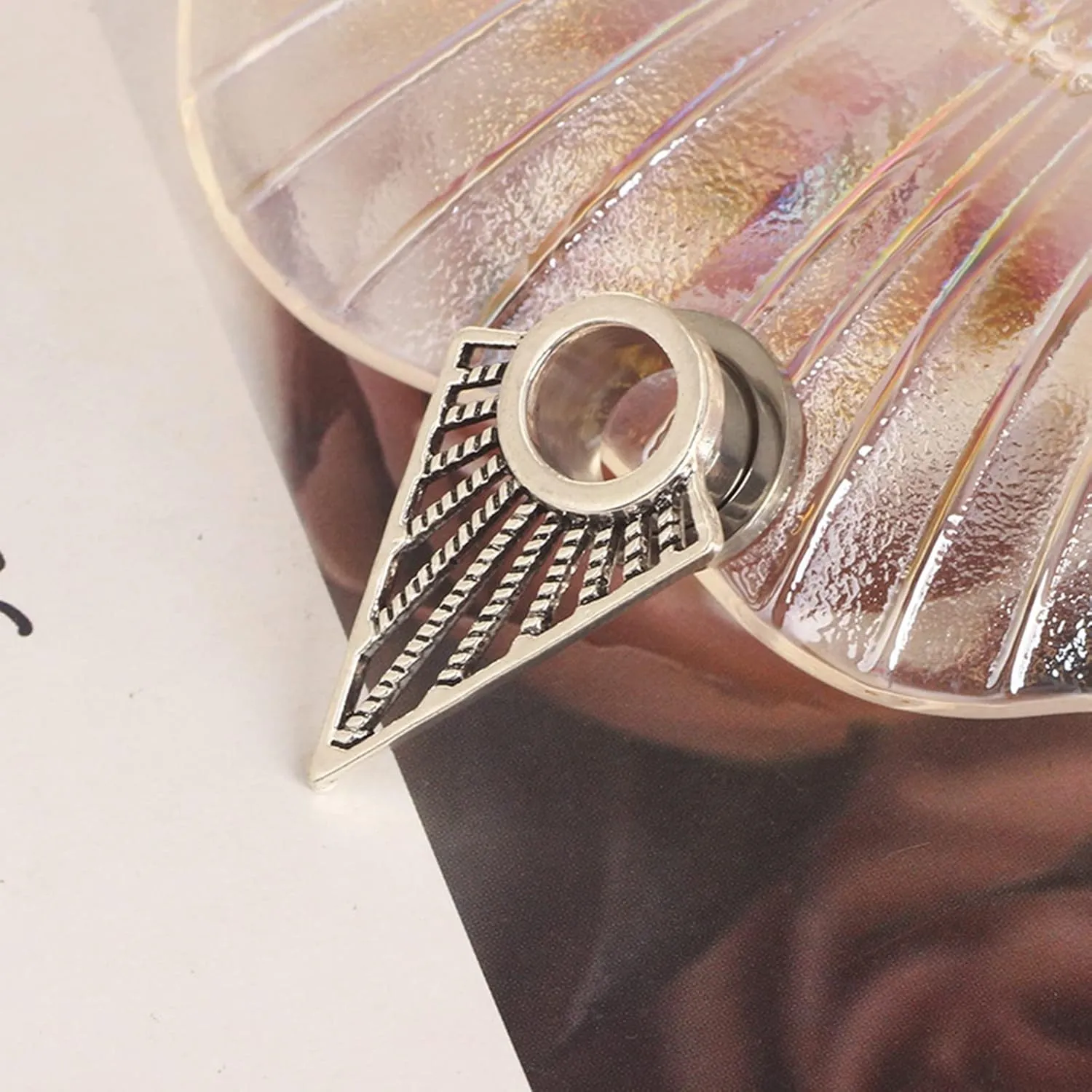 Ear Gauges Tunnels Steel, Piercing Jewelry Hollow Triangle Tunnel Ear Stretching Plug Gauge Body Piercing Jewelry