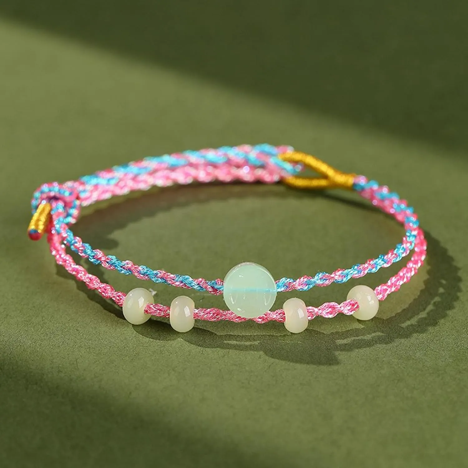 Ethnic Style Hand-Woven Bracelets Multilayer Colorful Adjustable Handmade Hand Strap Charm Jewelry Accessories