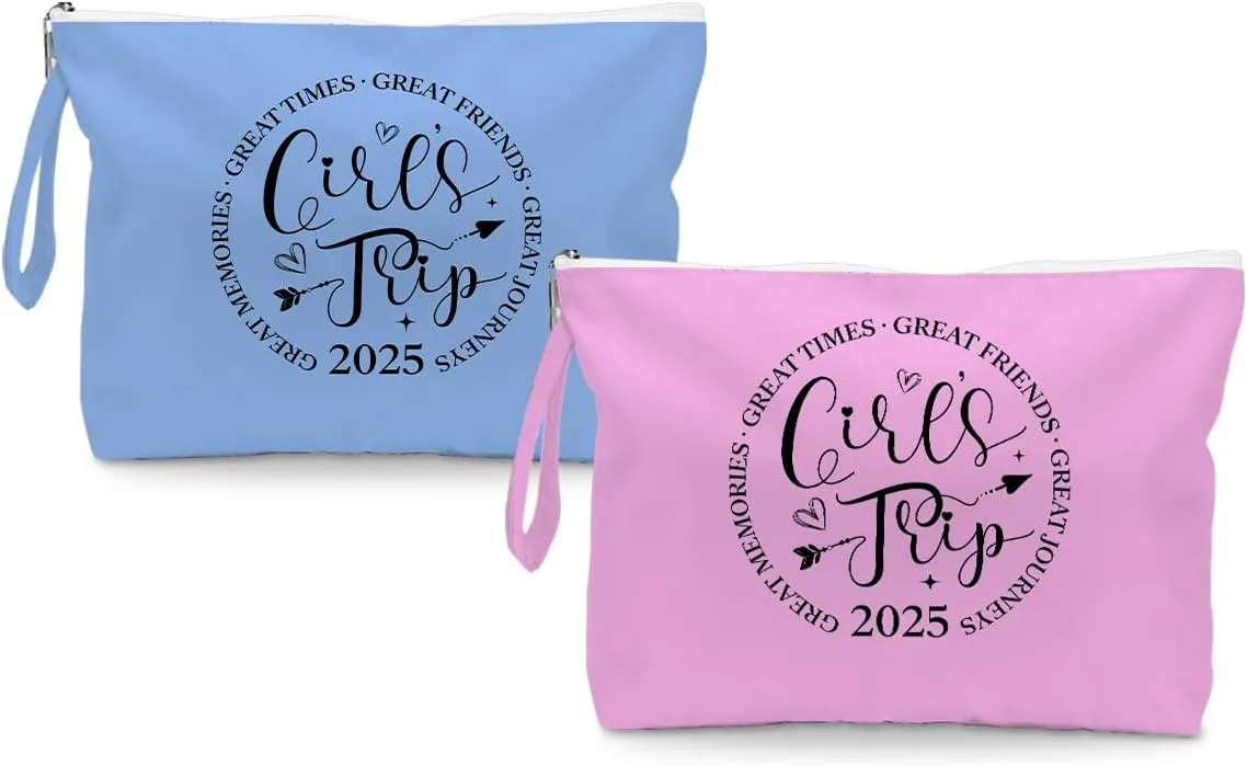 Fokongna 2PCS Girls Trip Gifts Wet Bag Wet Dry Bag Beach Bag Favors for Swimsuit Toiletry Bag Travel Essentials For Women, Beach Travel Gym Wet Dry Bag for Swimsuit Dirty Diaper Bag