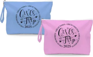 Fokongna 2PCS Girls Trip Gifts Wet Bag Wet Dry Bag Beach Bag Favors for Swimsuit Toiletry Bag Travel Essentials For Women, Beach Travel Gym Wet Dry Bag for Swimsuit Dirty Diaper Bag