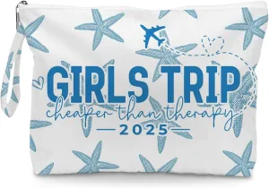 Fokongna Girls Trip Gifts Favors Starfish Wet Bag Wet Dry Bag Beach Bag for Swimsuit Toiletry Bag Travel Essentials For Women, Beach Travel Gym Wet Dry Bag for Swimsuit Dirty Diaper Bag Gifts