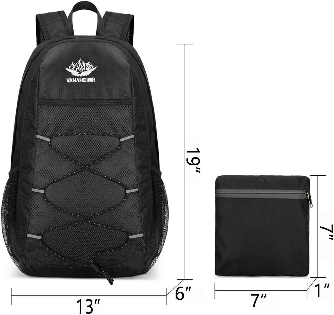 Foldable Ultra Lightweight Hiking Backpack for Outdoor Adventures,Water Resistant Backpack for Travel Camping Outdoor Hiking Daypack