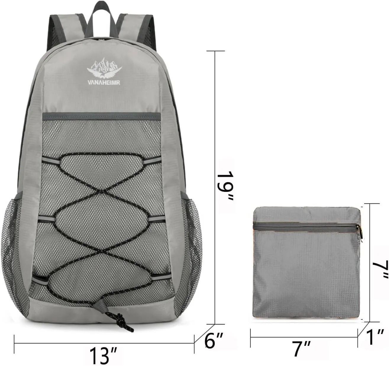 Foldable Ultra Lightweight Hiking Backpack for Outdoor Adventures,Water Resistant Backpack for Travel Camping Outdoor Hiking Daypack