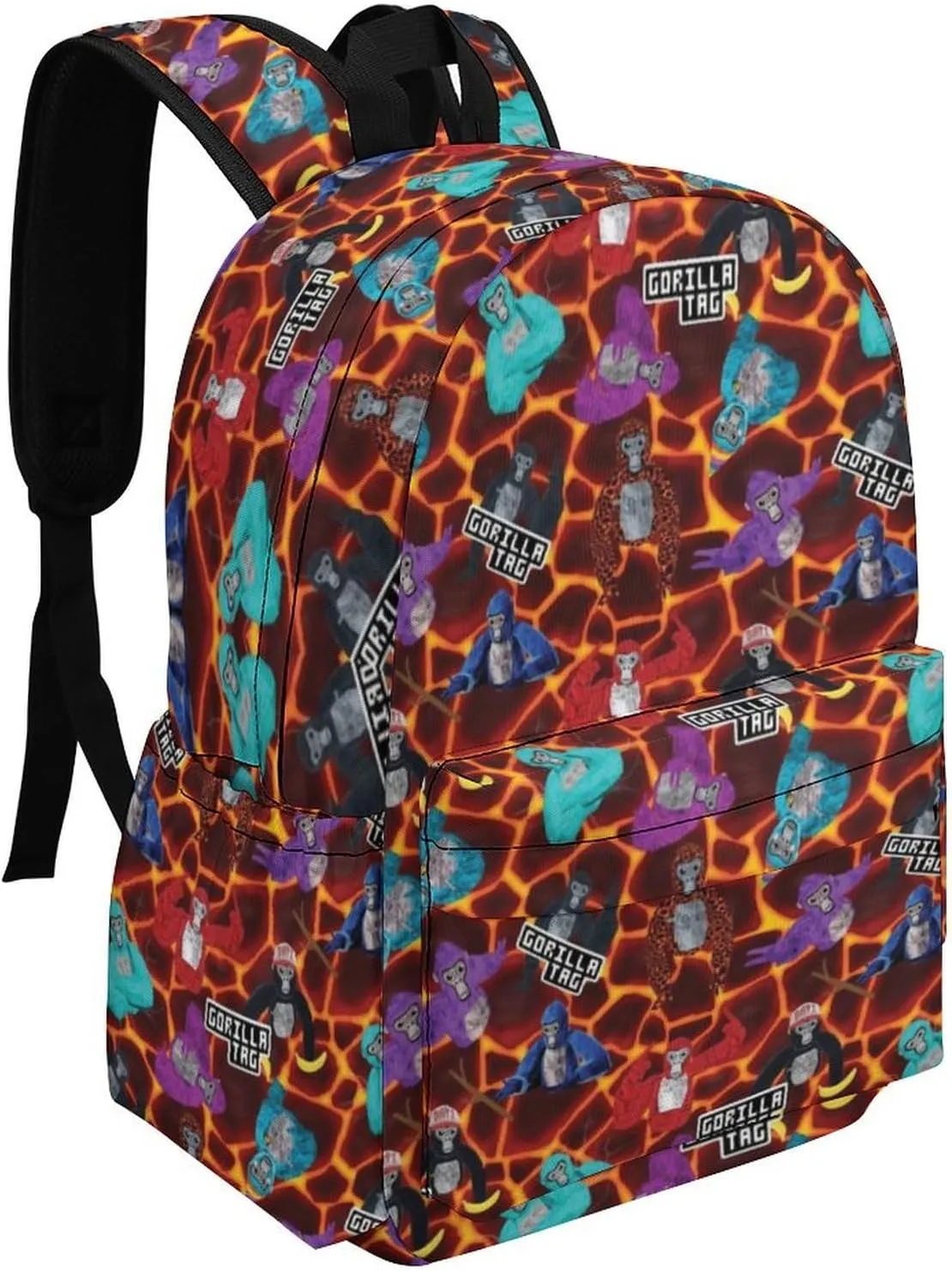 Game Backpacks Tag Backpack Travel Daypack Monkey Laptop Bag For Women Men