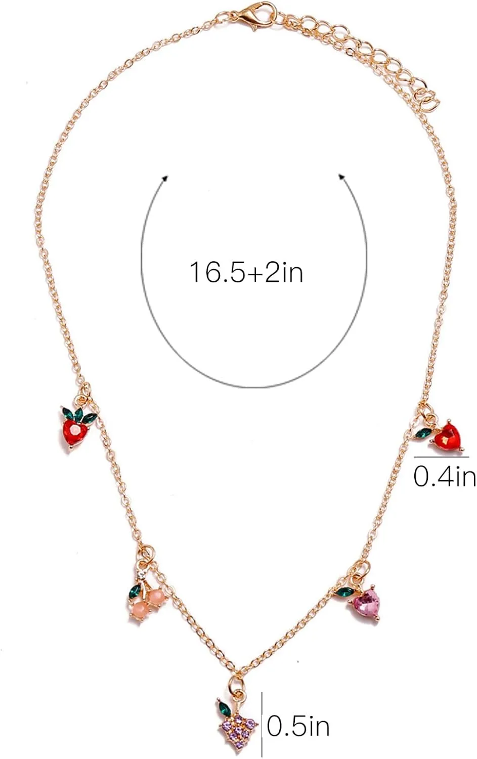 Gold Charm Necklace for Women Dainty Western Cowgirl Necklace Pearl Bow Coin Cherry Charm Necklace Western Outfits for Women Necklaces for Women Trendy