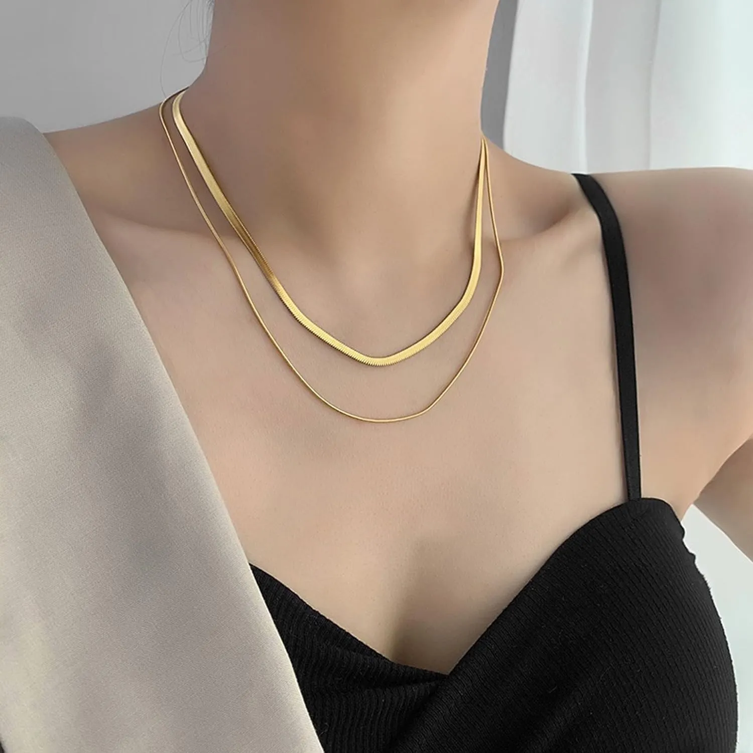 Gold Necklaces for Women Gifts - 14K Gold Plated Necklace for Women Necklaces for Her Tiny Fashion Jewelry for Teensfor Women Friends Jewelry GiftsNecklace Gold Jewelry Birthday Gifts