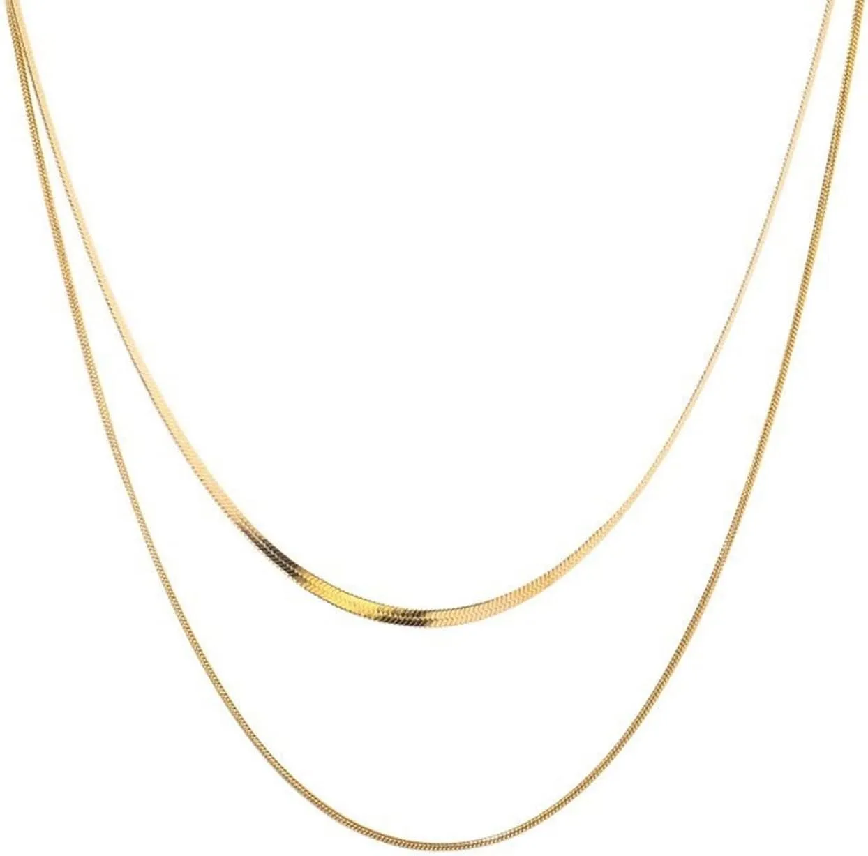 Gold Necklaces for Women Gifts - 14K Gold Plated Necklace for Women Necklaces for Her Tiny Fashion Jewelry for Teensfor Women Friends Jewelry GiftsNecklace Gold Jewelry Birthday Gifts