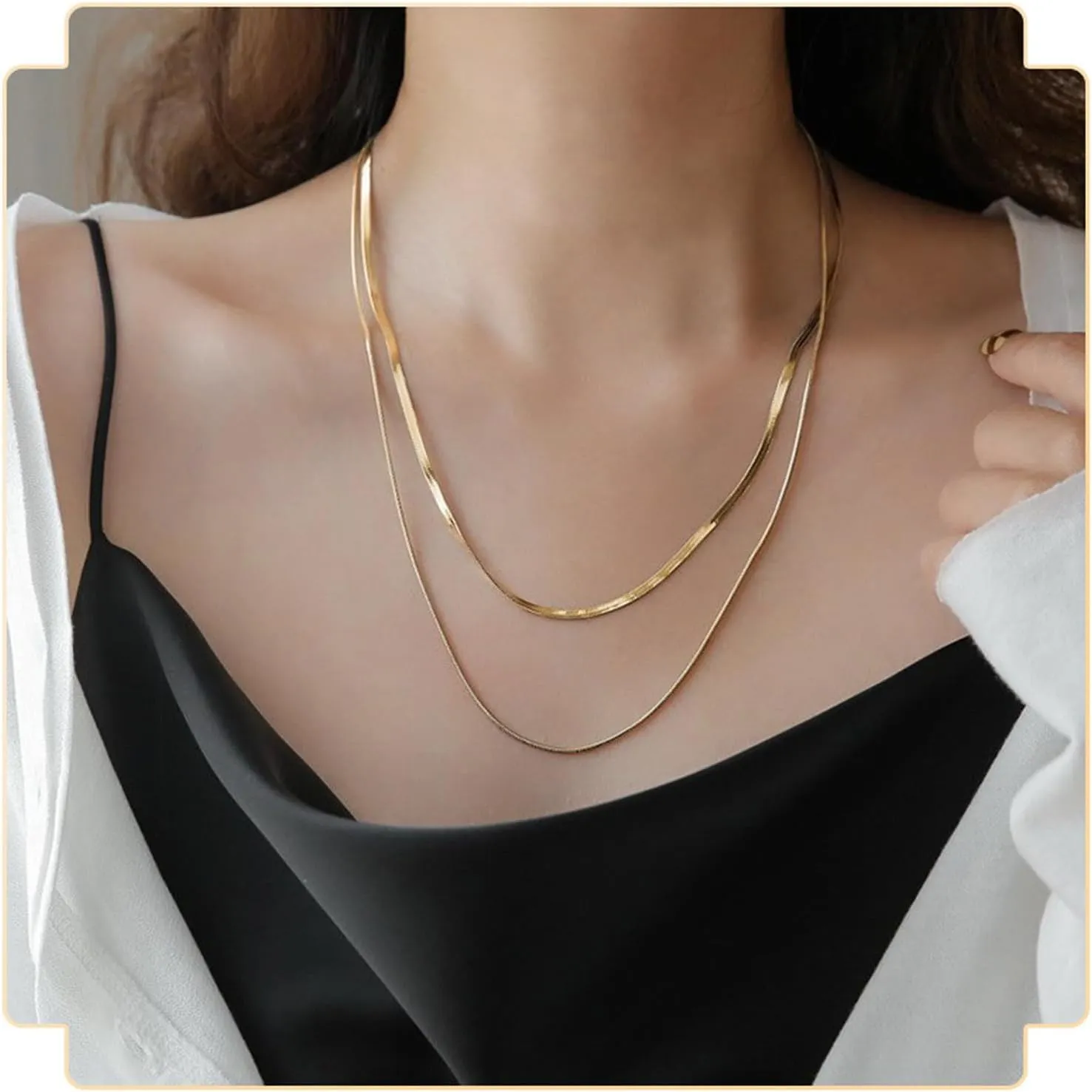 Gold Necklaces for Women Gifts - 14K Gold Plated Necklace for Women Necklaces for Her Tiny Fashion Jewelry for Teensfor Women Friends Jewelry GiftsNecklace Gold Jewelry Birthday Gifts