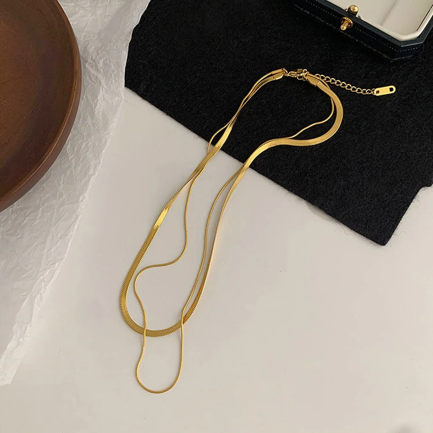 Gold Necklaces for Women Gifts - 14K Gold Plated Necklace for Women Necklaces for Her Tiny Fashion Jewelry for Teensfor Women Friends Jewelry GiftsNecklace Gold Jewelry Birthday Gifts