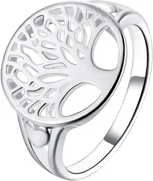 Greendou Fashion Jewelry 925 Sterling Silver Tree of Life Ring Jewelry Wedding Women Cute Size 7-9
