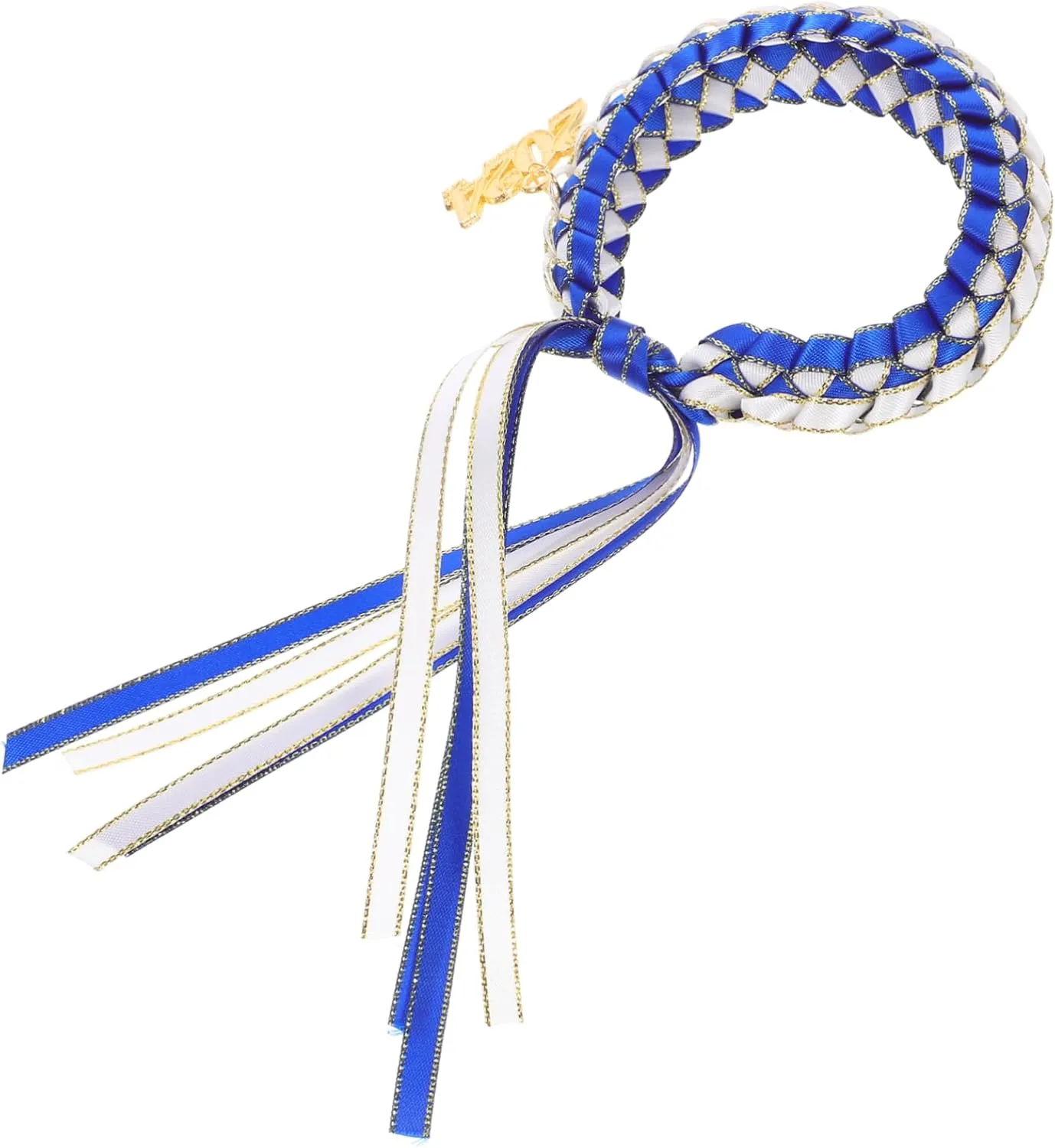 Handwoven Graduation Bracelet Stylish Charm Wristband Ribbon for Graduates Lightweight Comfortable Design
