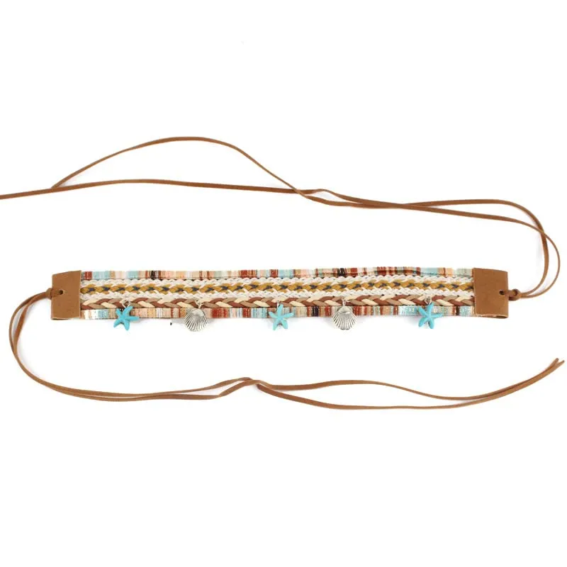 Hat Band, PU Leather/Polyester, Multi-Functional Rope Belt, Handmade Creative Decoration, for Women Fedora Hats and Men Cowboy Hats, Bohemia, One Size, 1 Count