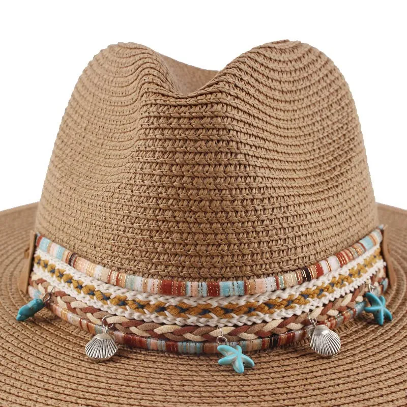 Hat Band, PU Leather/Polyester, Multi-Functional Rope Belt, Handmade Creative Decoration, for Women Fedora Hats and Men Cowboy Hats, Bohemia, One Size, 1 Count
