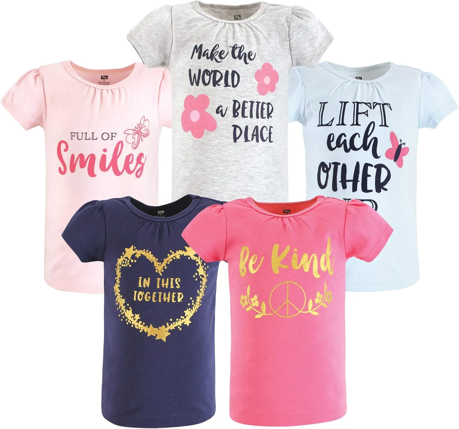Hudson Baby Unisex Baby Short Sleeve T-shirts