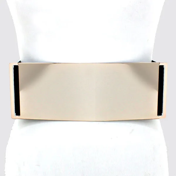 iLLASPARKZ Bold Metal Plate Elastic Belt