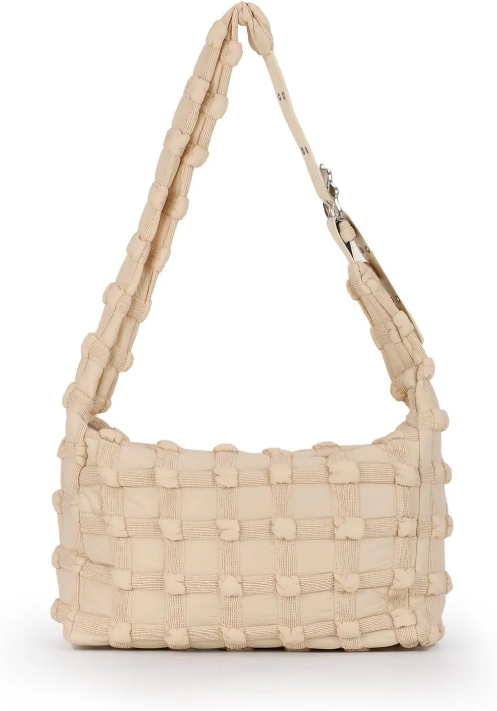 Lanpet Puffer Tote Bag for Women Large Lightweight Nylon Tote Bag Quilted Carryall Bag Soft Puffy Crossbody Bag Hobo Handbags