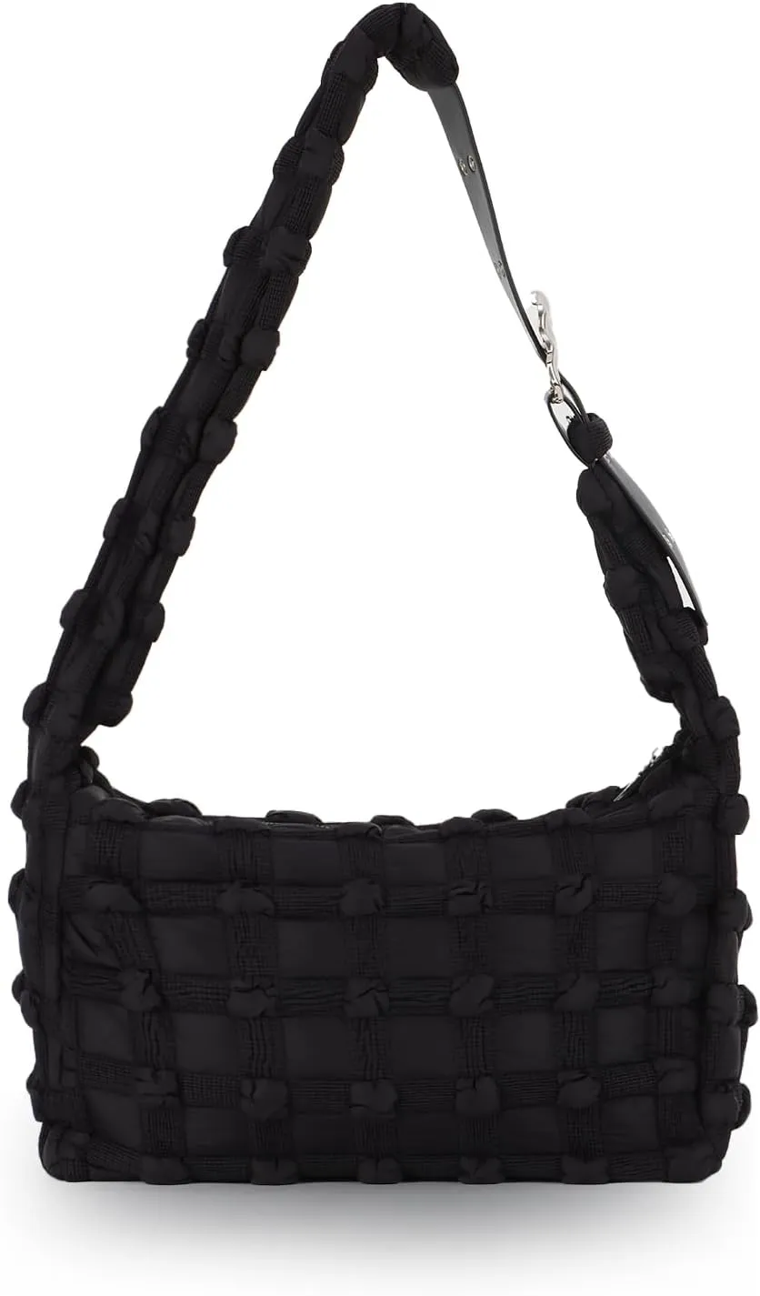 Lanpet Puffer Tote Bag for Women Large Lightweight Nylon Tote Bag Quilted Carryall Bag Soft Puffy Crossbody Bag Hobo Handbags