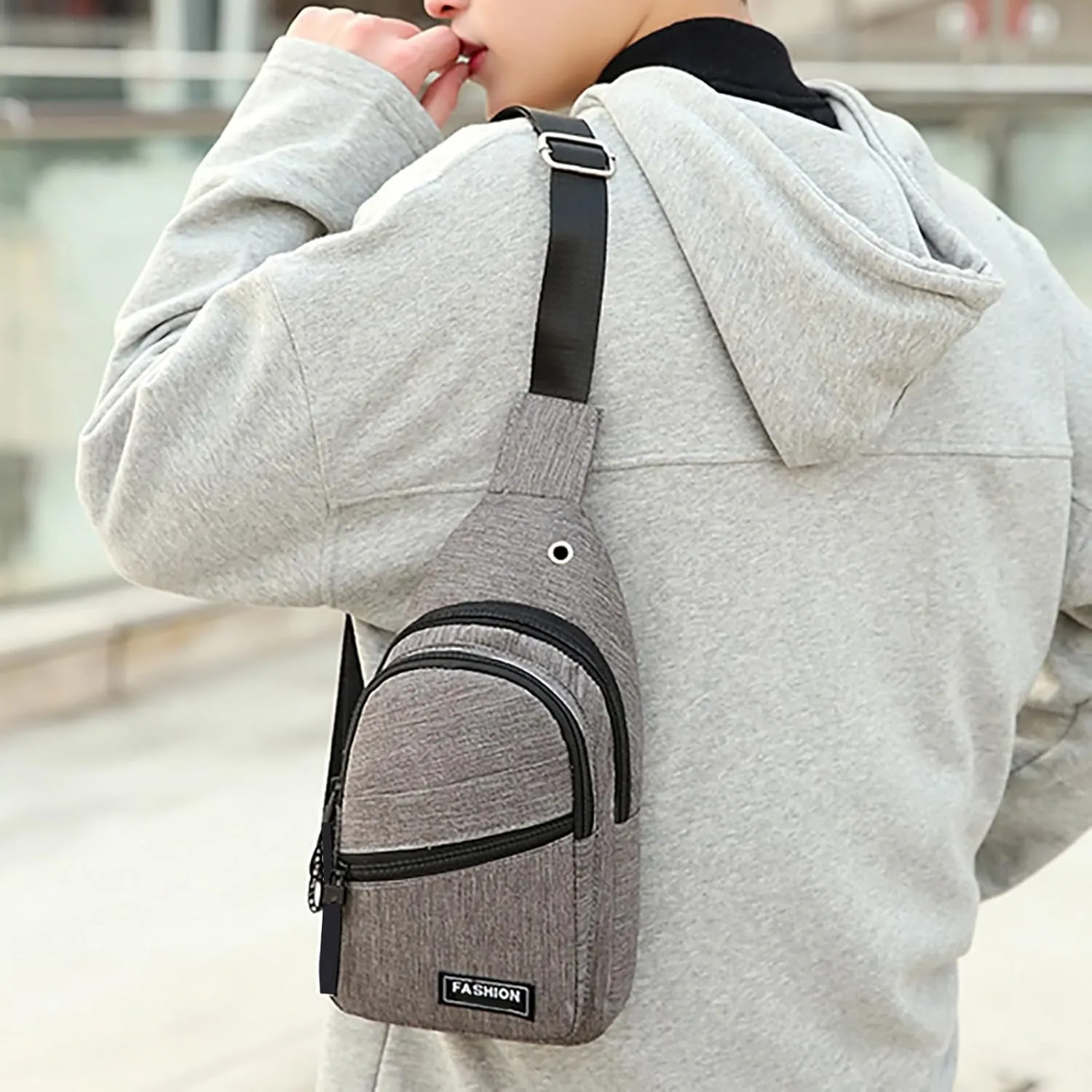 Lightweight Small Crossbody Bag for Women Men Multi Pocket Crossbody Purses Shoulder Handbags Passport Holder